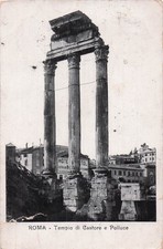ITALIE ROME TEMPLE DE CASTOR ET POLLUX