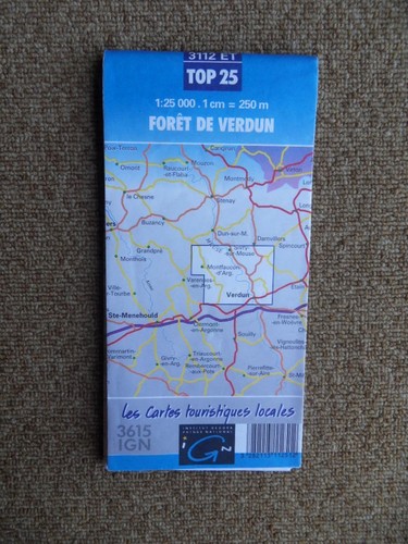 Azk carte ign top n - 25, n°3112