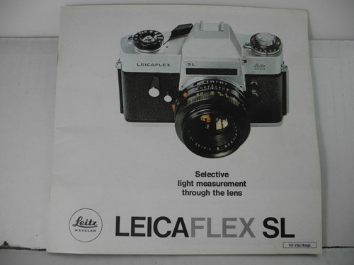 Leica leicaflex vente - leicaflex, sl