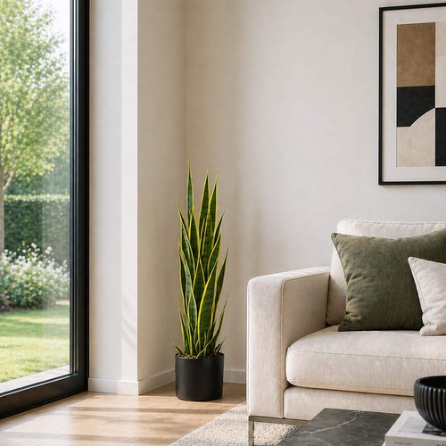 Sansevieria artificielle avec - sansevieria,