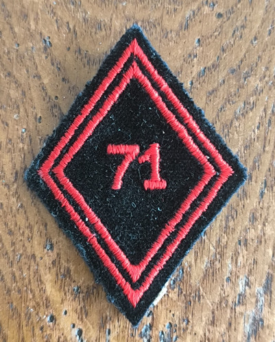 Insigne patch losange - losange, 71°