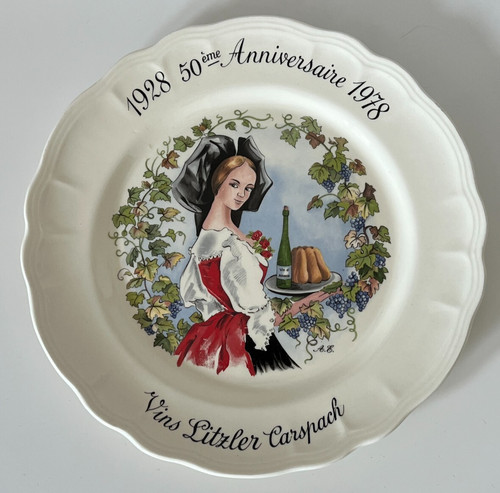 Assiette alsacienne 1928 - 1928, 50
