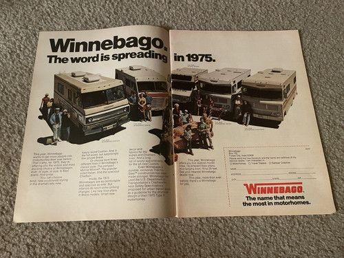 Vintage 1975 winnebago - vintage, brave