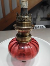 TOUPIE POUR LAMPE A PETROLE PIANO ROUGE