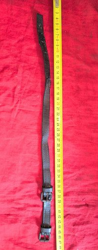 Courroie cuir double - courroie, boucles