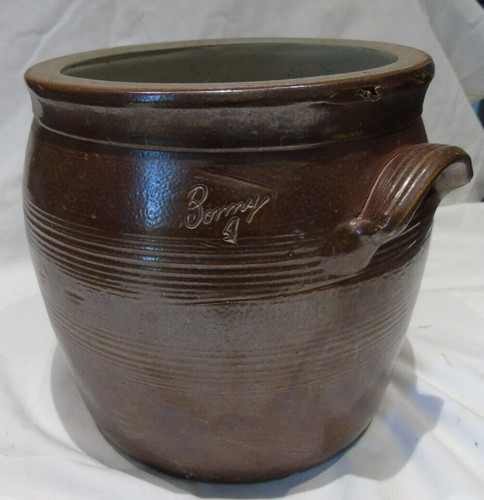 Ancien pot graisse confit - à,