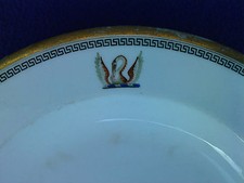assiette porcelaine russe ? imperial russian plate ? porcelain teller porzellan
