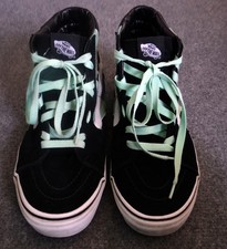 Baskets hautes - Vans - Noire - flammes - Taille 41