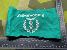 Post WW2 Armée Allemande Douanes Enquête Branche Officiels Brassard