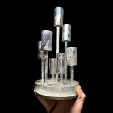 Luminaire Vintage 70 Lustre Globe verre & métal 7 feux DLG Sauze Sciolari 2/2