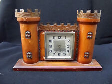 Rare BAYARD castlle wood clock; 