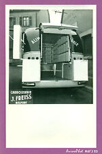 VÉHICULE VINTAGE, PUB, VIEILLE REMORQUE MAGASIN ,CARROSSERIE FREISS ,BELFORT-J53