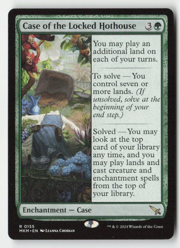 Case the locked hothouse - case, of