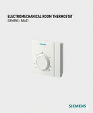 Siemens RAA21 Electromechanical room thermostat, basic model