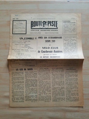 Route piste bulletin vélo - route,