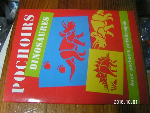 5µ pochoirs dinosaures - 5µ?, avec