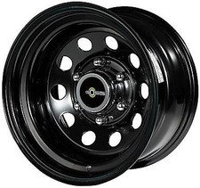 Jante acier modular noir 7x16 - jante,