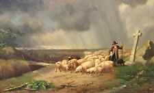 Tableau signé Moutons