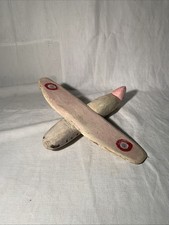 Ancien Avion Jouet Bois Collection