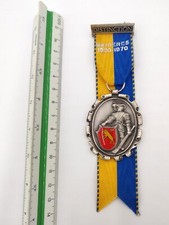 MEDAILLE DISTINCTION TIR 1920 1970 MENIERES SUISSE HUGUENIN LE LOCLE émail