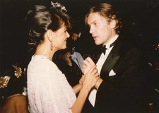 HELMUT BERGER 70s CLAUDIA CARDINALE VINTAGE PHOTO ORIGINAL #1