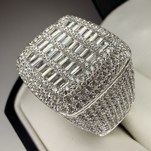 925 sterling silver - silver, iced
