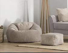 Pouf en velours