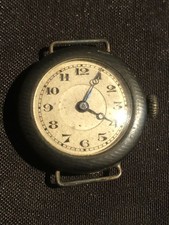 MONTRE WW1 DE POILUS TRANCHEE EN ARGENT