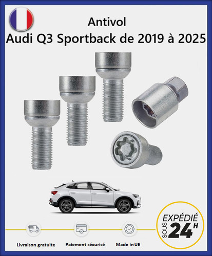 Ecrous antivol roues audi - antivol,