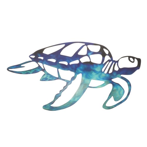 Sculpture murale tortue - murale, fer