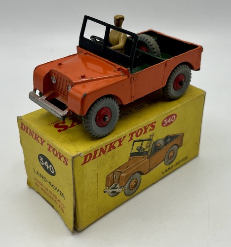 Land rover orange dinky - land,
