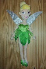 Peluche DISNEY LA FEE CLOCHETTE DISNEYLAND PARIS TINKER BELL TBE 55 cm