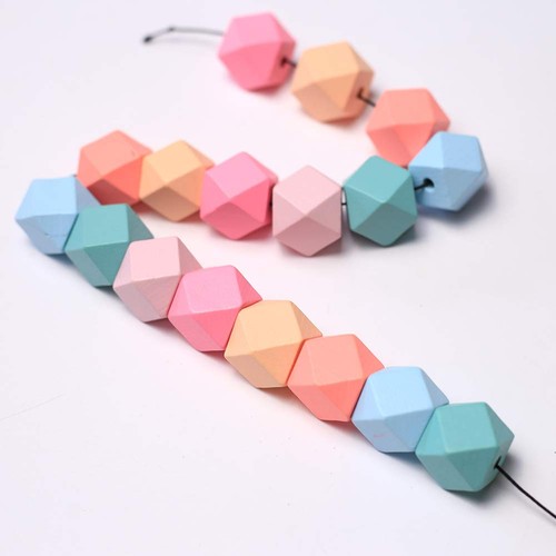 Pcs mélange perles bois - perles,