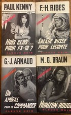 LOT DE 4 ROMANS D'ESPIONNAGE collection Fleuve noir couvertures de GOURDON