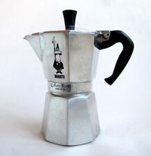 BIALETTI Cafetière Moka 6 Tasses Aluminium Design Italien
