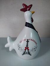 Poule de Collection Très Décorat J-Line Céramique Le Chic Parisien Poulet Coq 