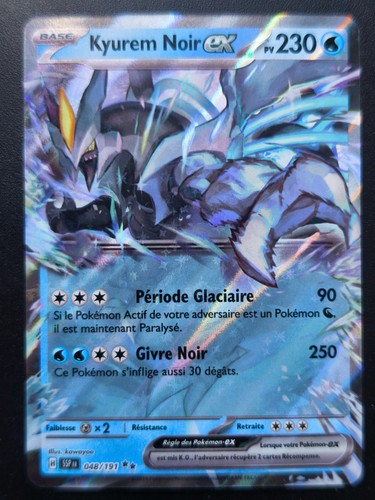 Carte pokemon kyurem noir - carte,