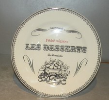 NEW dessert plate, Les
