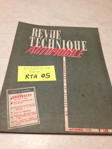 Revue technique automobile - revue,