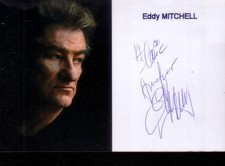 Eddy MITCHELL * AUTOGRAPHE / DEDICACE