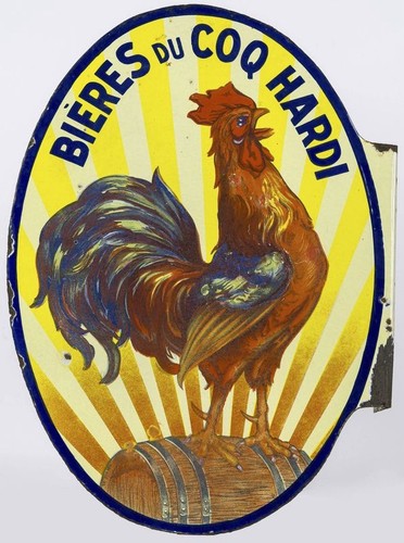 Affiche poster bière coq - poster,