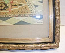 Cadre XIXème bois doré 27 X