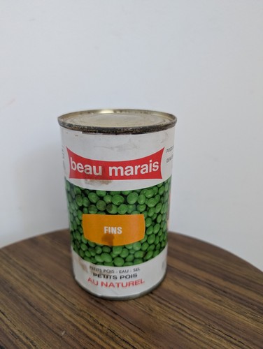 Boîte conserve vintage - boîte, de