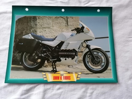 Bmw 100rs fiche - fiche, moto