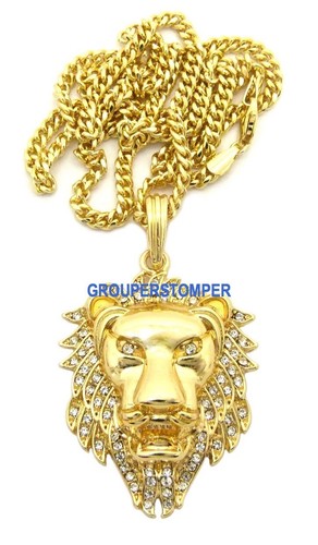 Lion tête neuf cristal - lion,