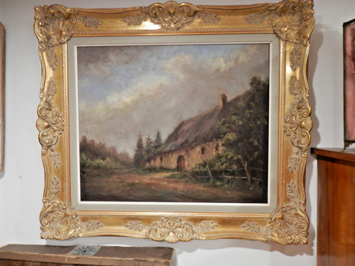 Tableau huile sur - sur, toile