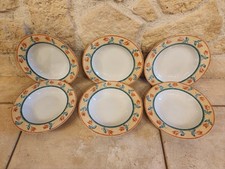 Lot de 6 assiettes creuses