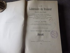 L MARX LE LABORATOIRE DU BRASSEUR 1889   BIERE ORGES MALT HOUBLONS  BRASSERIE