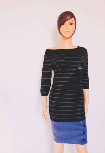 Robe pull courte - , en