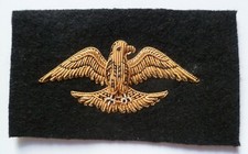 INSIGNE ANCIEN TISSU AIGLE